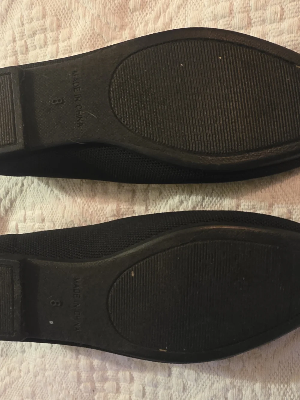 Steve Madden Black Slip-On Flats